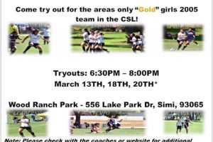 Eclipse Girls 2005 Gold Team Tryouts!