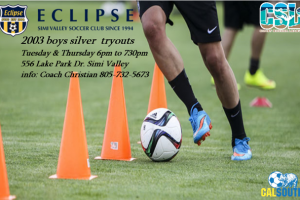 2003 Boys Silver Tryouts.